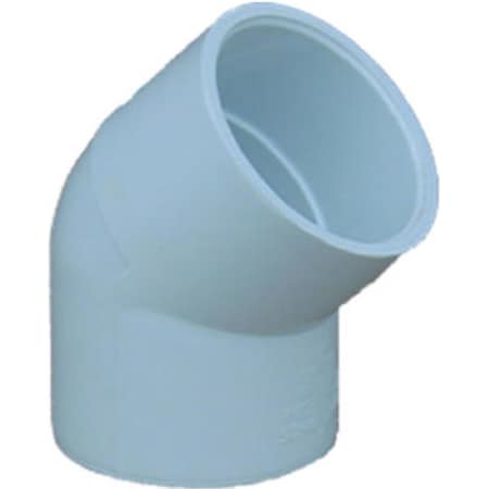 Genova 30615 1.5 in. 45 degree Slip x Slip Ell White, 10PK 195115